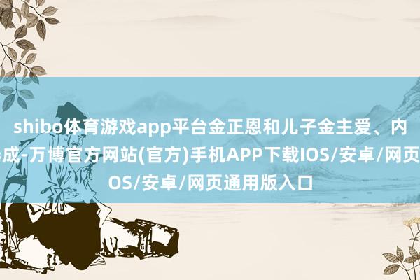 shibo体育游戏app平台金正恩和儿子金主爱、内阁总理朴泰成-万博官方网站(官方)手机APP下载IOS/安卓/网页通用版入口