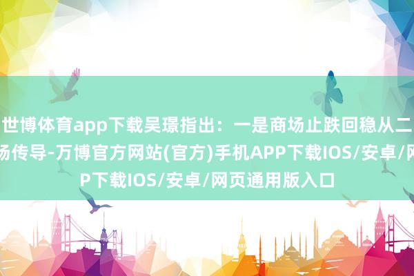 世博体育app下载吴璟指出：一是商场止跌回稳从二手房向新址商场传导-万博官方网站(官方)手机APP下载IOS/安卓/网页通用版入口