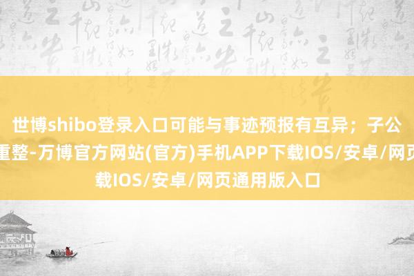 世博shibo登录入口可能与事迹预报有互异；子公司中科新材重整-万博官方网站(官方)手机APP下载IOS/安卓/网页通用版入口