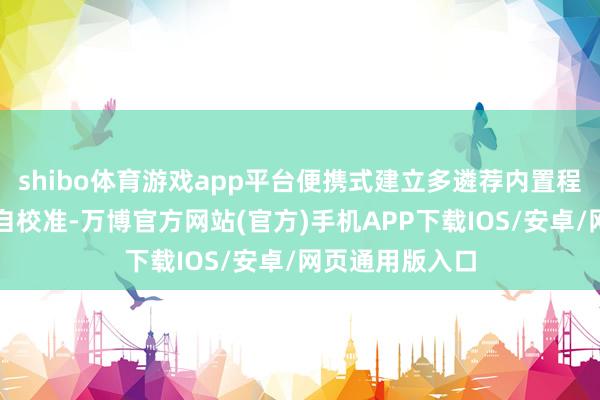 shibo体育游戏app平台便携式建立多遴荐内置程序粒子源进行自校准-万博官方网站(官方)手机APP下载IOS/安卓/网页通用版入口