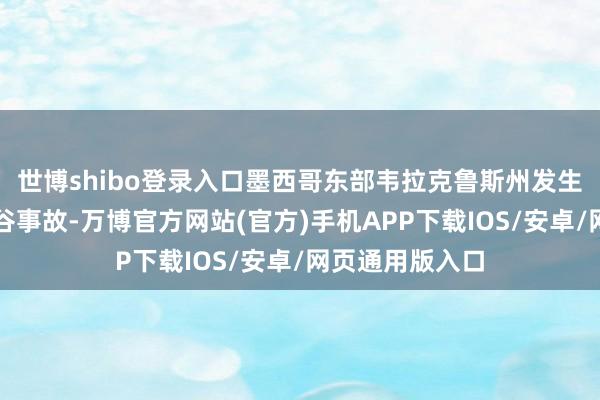 世博shibo登录入口墨西哥东部韦拉克鲁斯州发生沿路大客车坠谷事故-万博官方网站(官方)手机APP下载IOS/安卓/网页通用版入口