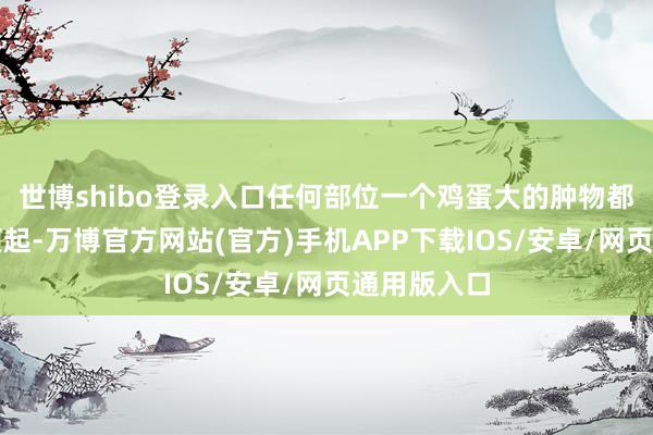 世博shibo登录入口任何部位一个鸡蛋大的肿物都能把腹壁顶起-万博官方网站(官方)手机APP下载IOS/安卓/网页通用版入口