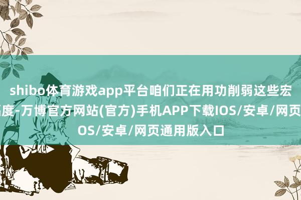 shibo体育游戏app平台咱们正在用功削弱这些宏大的加价幅度-万博官方网站(官方)手机APP下载IOS/安卓/网页通用版入口