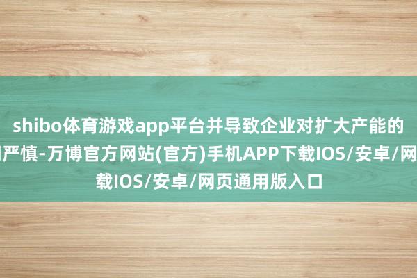 shibo体育游戏app平台并导致企业对扩大产能的成本开销格调严慎-万博官方网站(官方)手机APP下载IOS/安卓/网页通用版入口