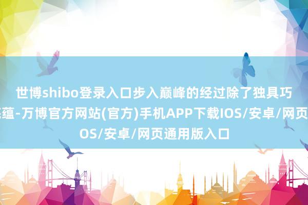 世博shibo登录入口步入巅峰的经过　　除了独具巧想的文化底蕴-万博官方网站(官方)手机APP下载IOS/安卓/网页通用版入口
